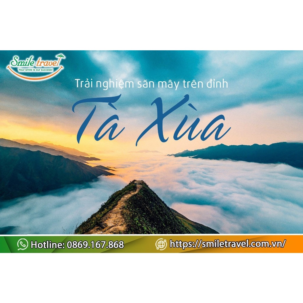 Tour 2N1Đ Săn Mây Tà Xùa 2023: Hà Nội - Sống lưng khủng long (Khởi Hành t7 hàng tuần Từ Hà Nội - Trọn Gói )