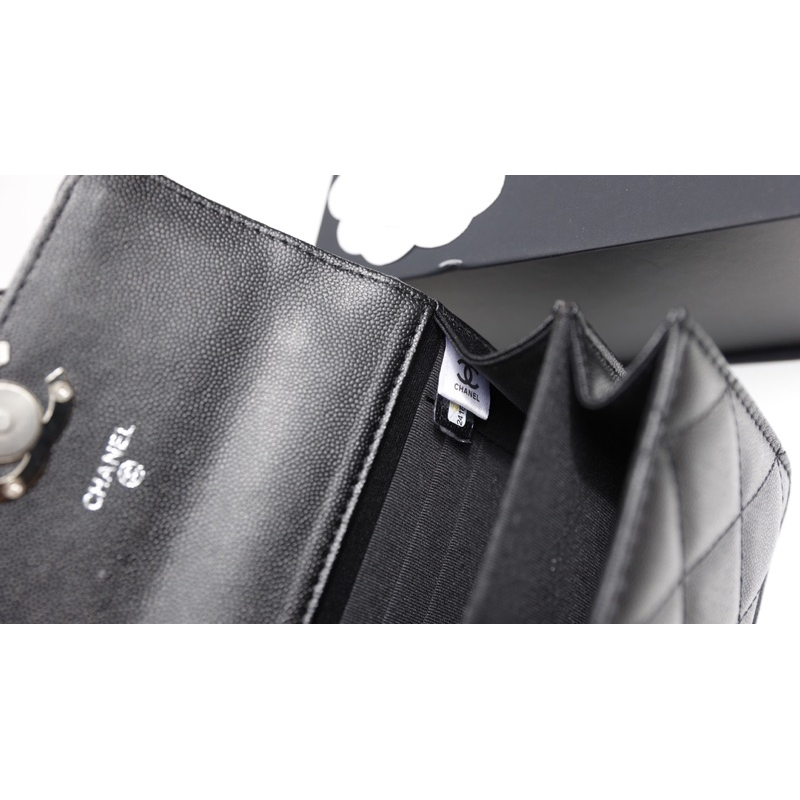 Túi Xách Chann Neo Mini Trắng Đen Size 16  -  By Anh Dinh Phuong