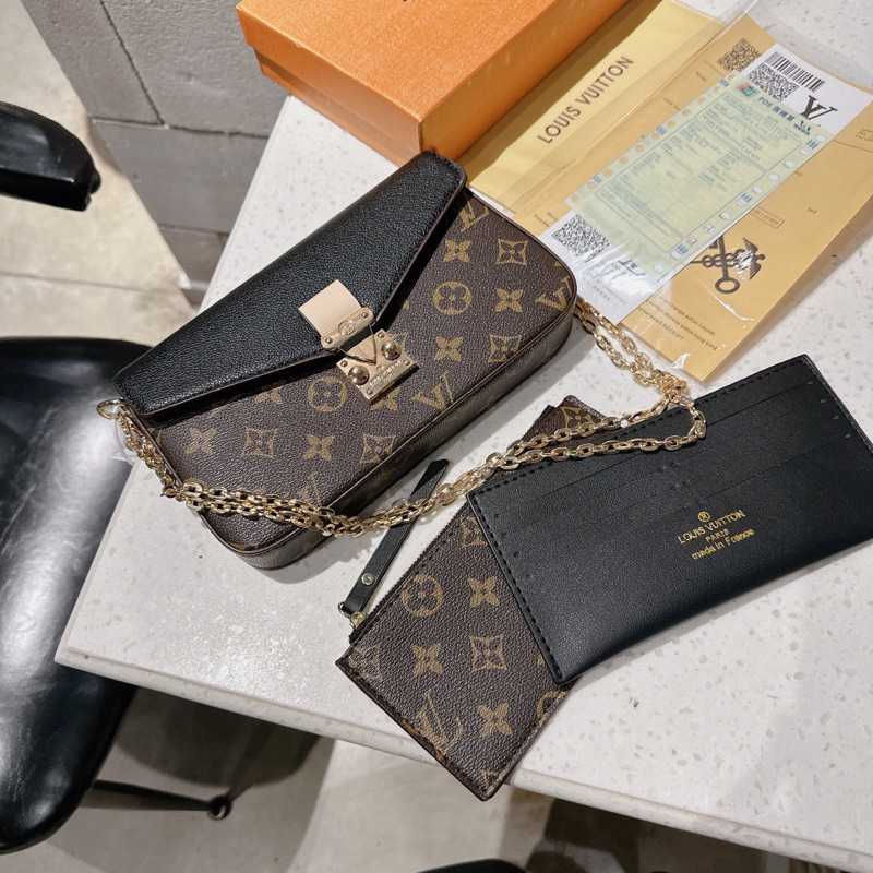 Túi lv kèm 2 ví size 22