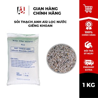 Sỏi thạch anh a12 lọc nước giếng khoan 1kg