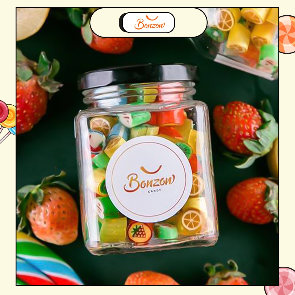Kẹo viên hoa quả hot hit hương trái cây tổng hợp - Kẹo viên handmade Bonzon Candy