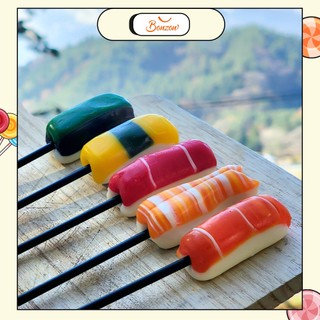 Kẹo mút sushi handmade hình dạng cute đáng yêu không thể chối từ - Kẹo que handmade Bonzon Candy