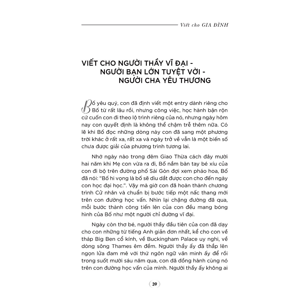 Sách - Bố cho con cái gì?