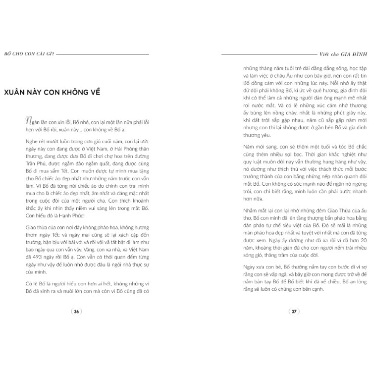 Sách - Bố cho con cái gì?