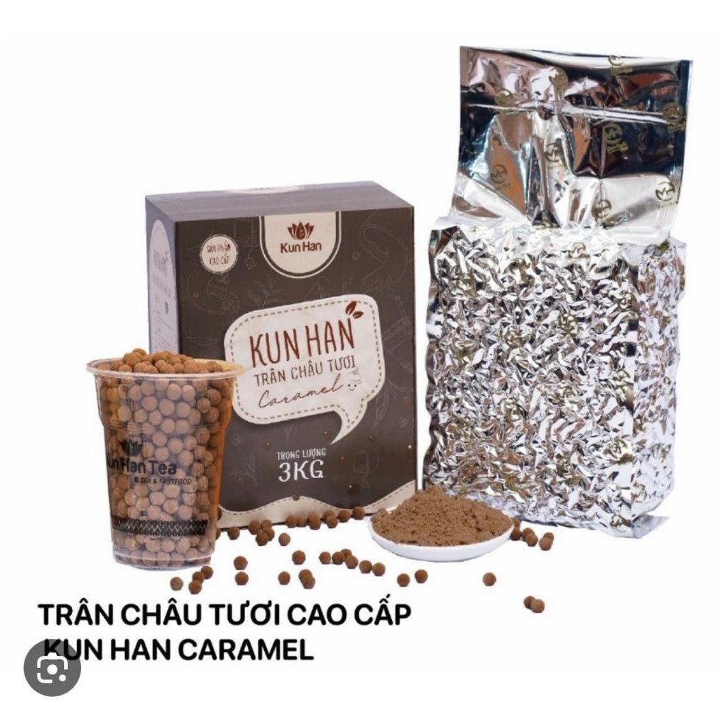 TRÂN CHÂU TƯƠI CAO CẤP – CARAMEL 3KG
