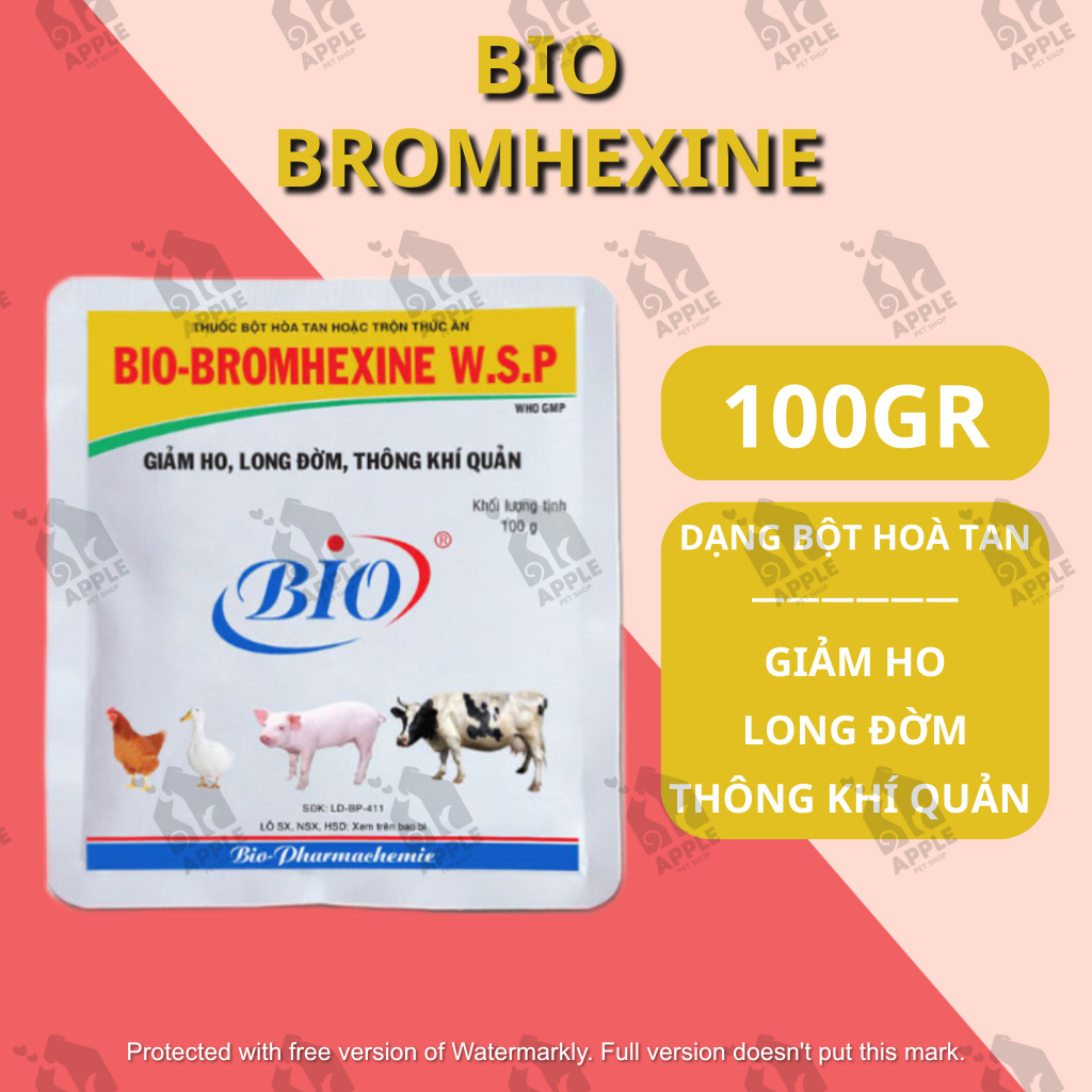 Giảm ho, sổ mũi, long đờm cho chó mèo - Sản phẩm công ty Bio
