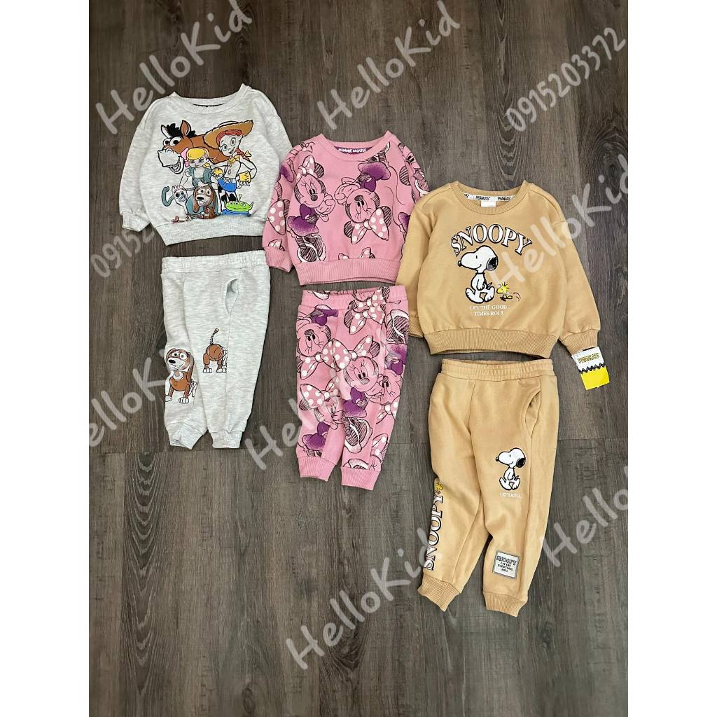 Bộ nỉ disney dư cho bé
