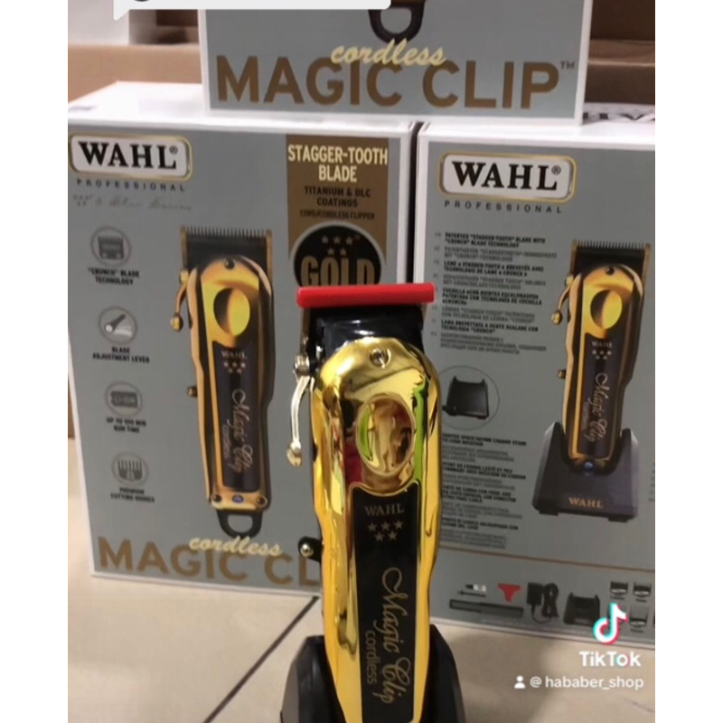 Tông đơ magic clip wahl gold nâng cấp lưỡi kép sứ đá