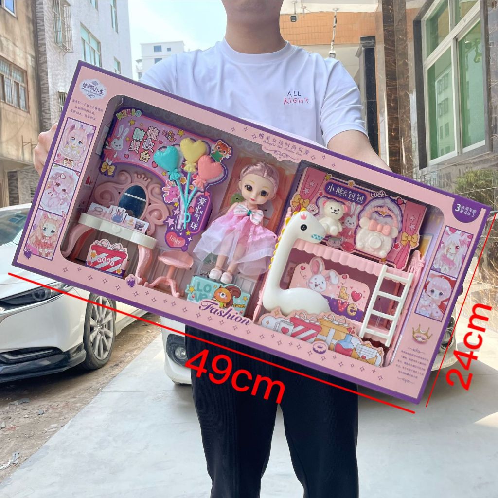 Đồ Chơi Búp Bê Công Chúa Mona, Chất Liệu An Toàn, Màu Sắc Bắt Mắt Dễ Thương - VyVy BaBy