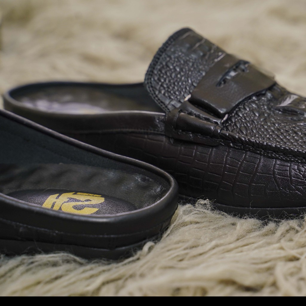 Sục nam da bò in dập vân cá xấu, khâu đế vong quanh màu big size