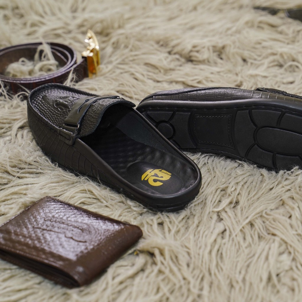 Sục nam da bò in dập vân cá xấu, khâu đế vong quanh màu big size