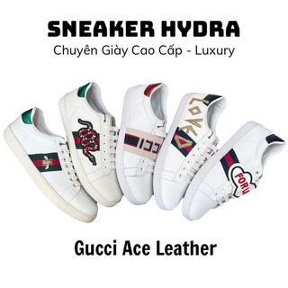 Giày thể thao nam nữ Gucci Ace Ong, Rắn, Forlove, Loved Luxury