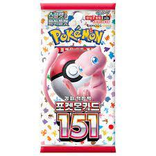 01 Pack bài lẻ Pokemon chính hãng Hàn quốc- Sv2a Pokemon 151