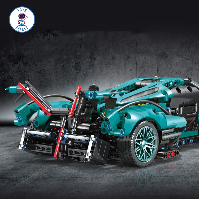 Đồ Chơi Lắp Ráp Mô Hình Điều Khiển Từ Xa RC Siêu Xe Lamborghini V12 Vision GT Tiffany Blue / Aventador / Bugatti DB0092