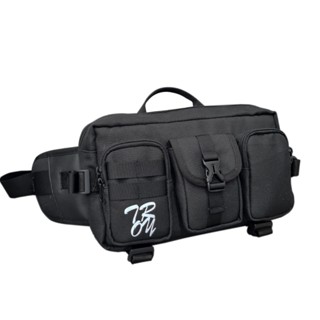 Túi bao tử đeo hông, đeo bụng TROY ADVENTURE phối 3 túi hộp thời trang cá tính, chất vải pvc chống thấm