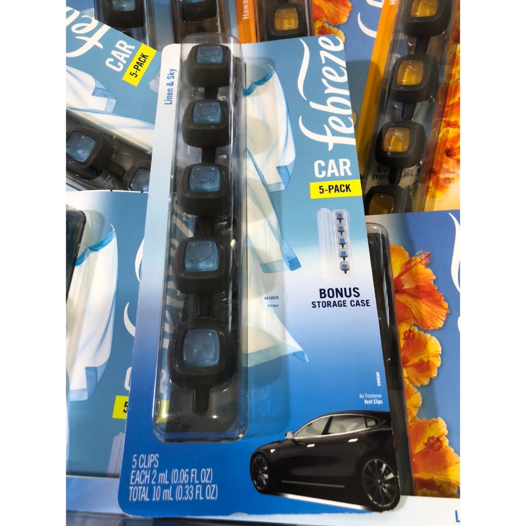 Nước Hoa Ô Tô Febreze Cao Cấp Kẹp Cửa Gió Điều Hòa Xe Hơi Febreze Car Vent Air Freshener_HÀNG MỸ