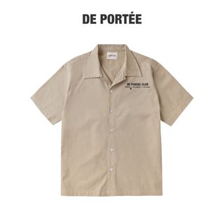 Áo Sơ Mi Unisex Tay Ngắn In Chữ Freesize 053 - De Portee Club