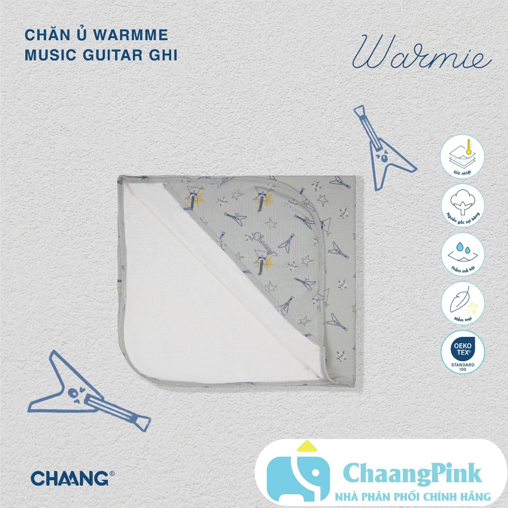 Chaang chăn ủ warmme giúp bé ngủ ngon Music AW2023D11