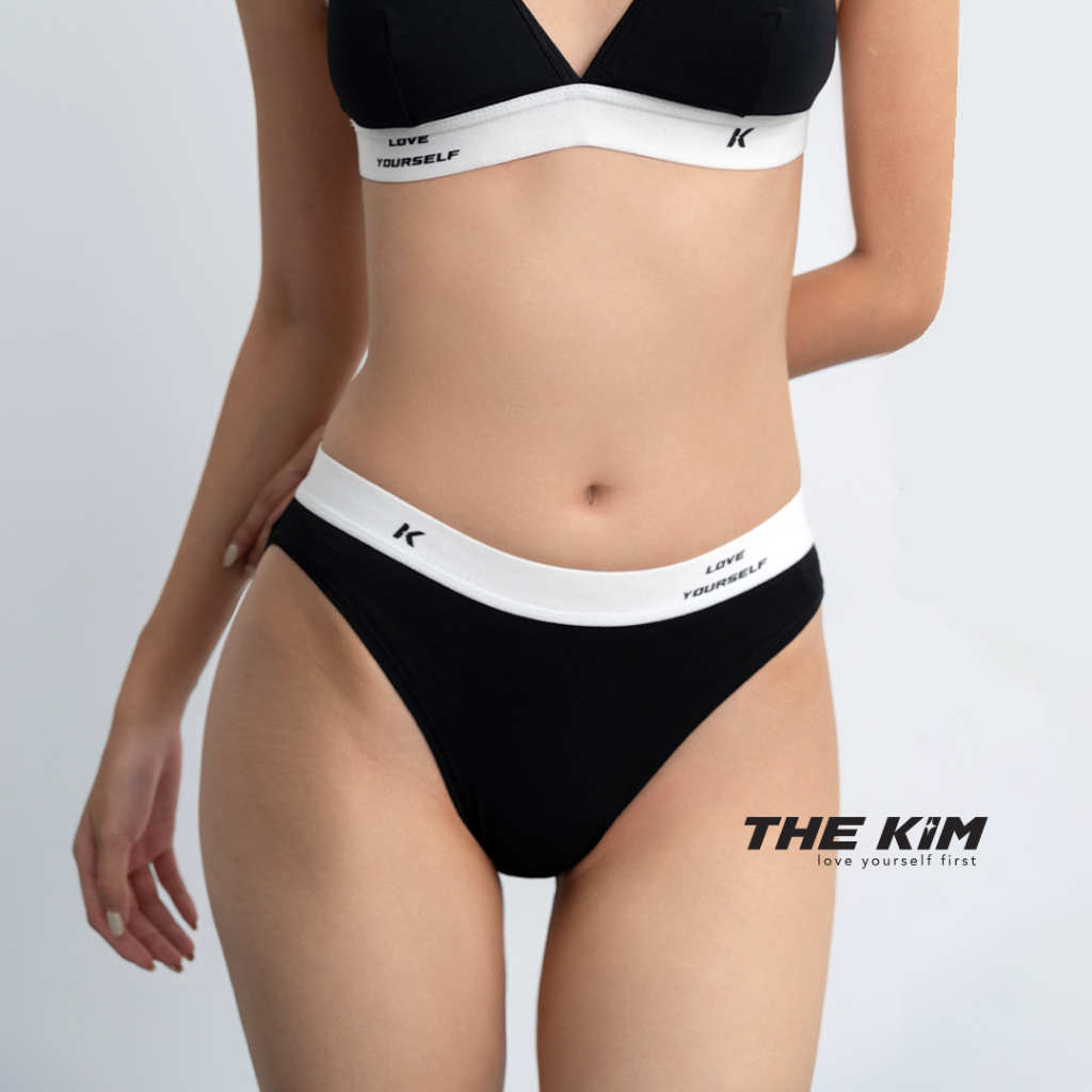 Set quần lót nữ tam giác cotton stretch cạp chun The Kim - Love Yourself, quần chip nữ không lằn mông U220