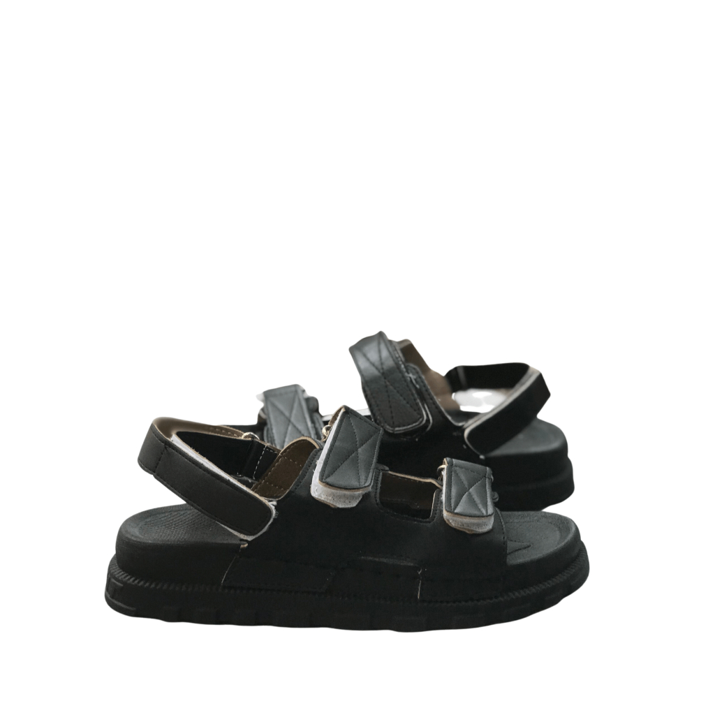 DÉP NỮ SANDAL 2 QUAI NGANG TRƠN XÉ DÁN SIÊU ÊM SIÊU BỀN