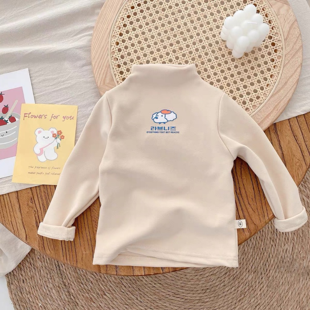 Áo giữ nhiệt chất zip lông in hình cho bé 8 -18kg  Namkidshop