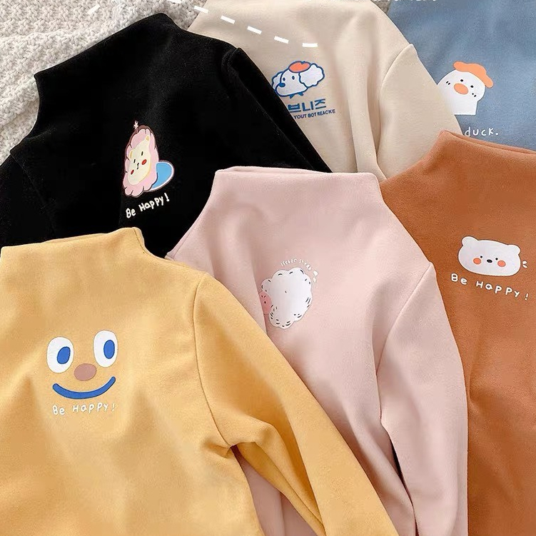 Áo giữ nhiệt chất zip lông in hình cho bé 8 -18kg  Namkidshop