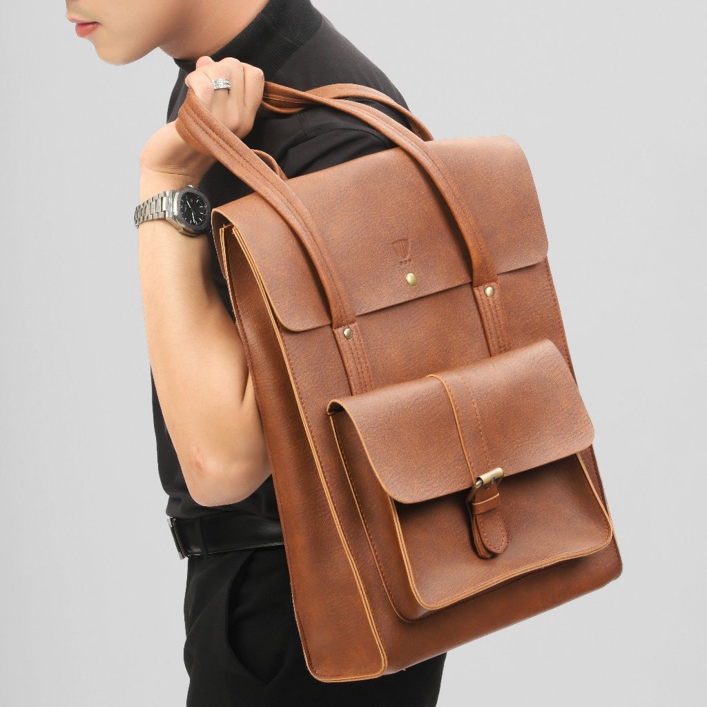 Túi Xách Nam Kiêm Balo Basic Handy DON ITALO Phong Cách Thời Trang Thiết Kế Trẻ Trung Dễ Phối Đồ