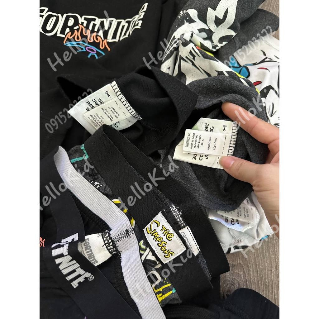 Bộ thun dt cho bé 06/10