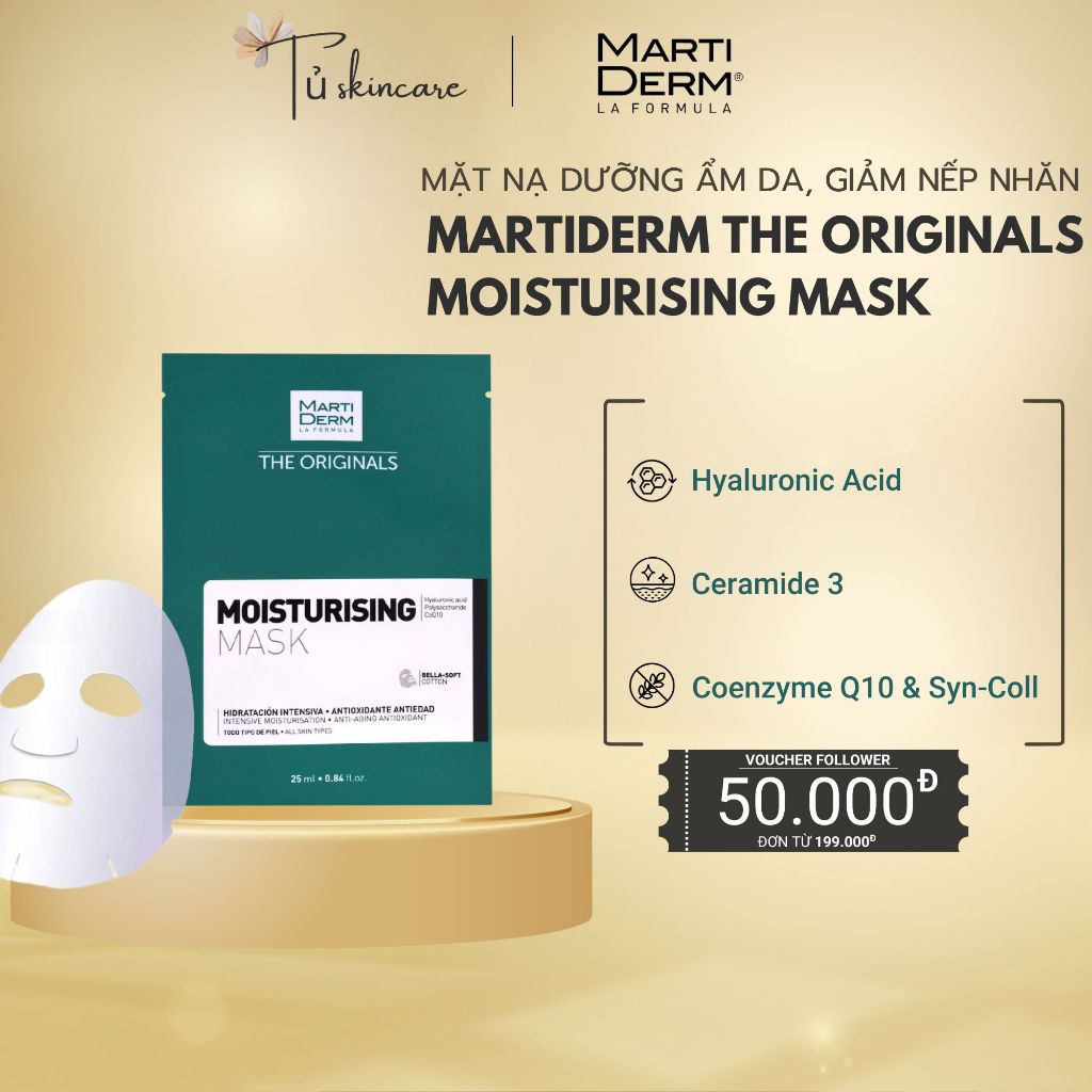 Mặt Nạ Dưỡng Ẩm, Phục Hồi Da MartiDerm The Originals Moisturising Mask