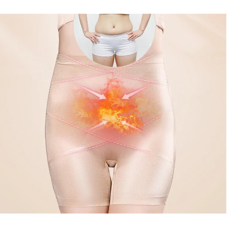 Quần gen nịt bụng siết eo mặc váy body nâng mông định hình chống cuộn