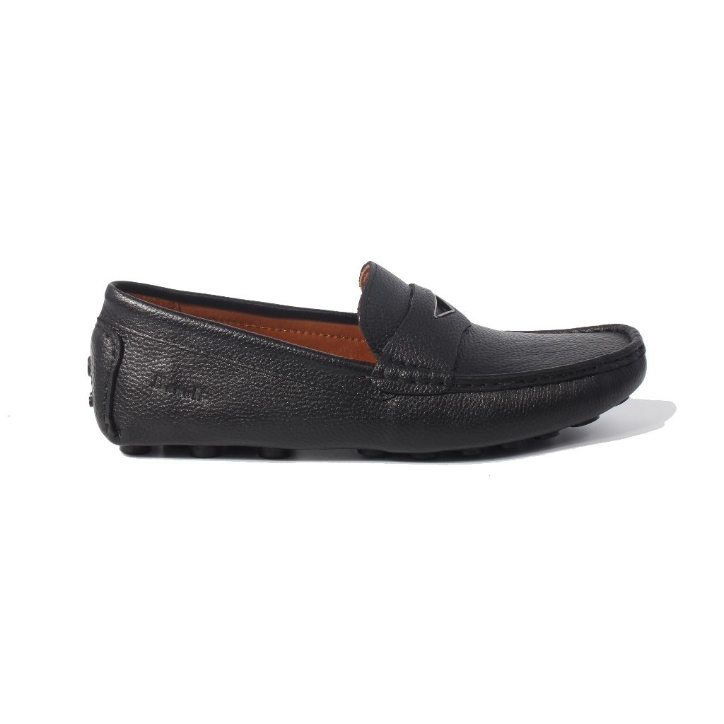 Giày Lười Nam BANULI K1ML1T0 (Black, Genuine Leather, Authentic Brand)