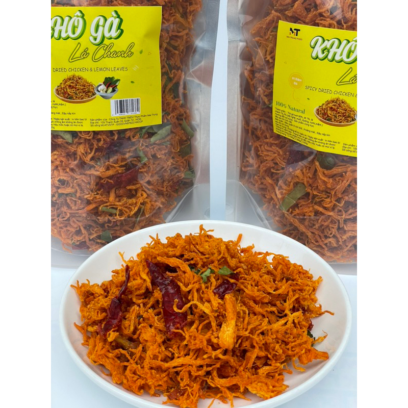 100g khô gà lá chanh giai ngon - MT Food