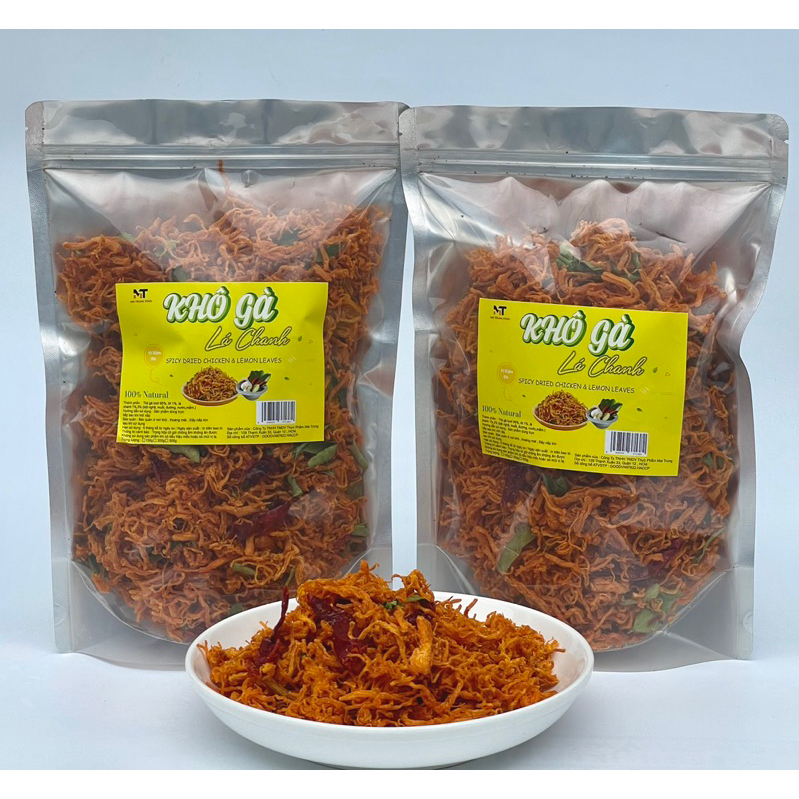 100g khô gà lá chanh giai ngon - MT Food