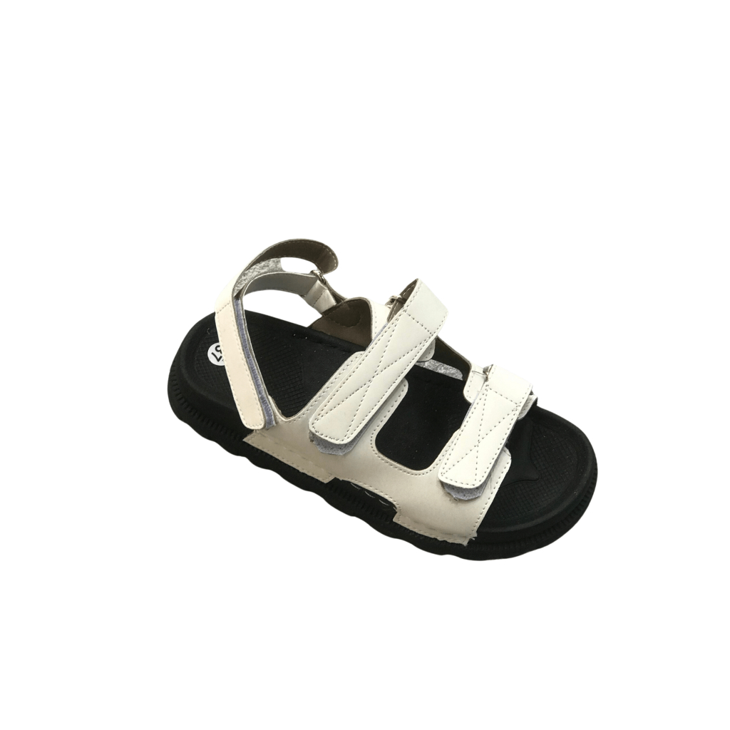 DÉP NỮ SANDAL 2 QUAI NGANG TRƠN XÉ DÁN SIÊU ÊM SIÊU BỀN