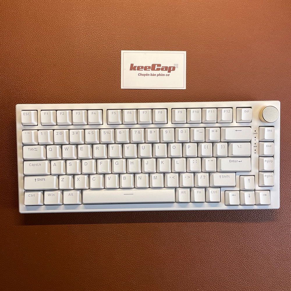 [KEECAP] Bàn phím cơ VGN N75 Aurora White (1 Mode – Linear switch – Có hotswap)