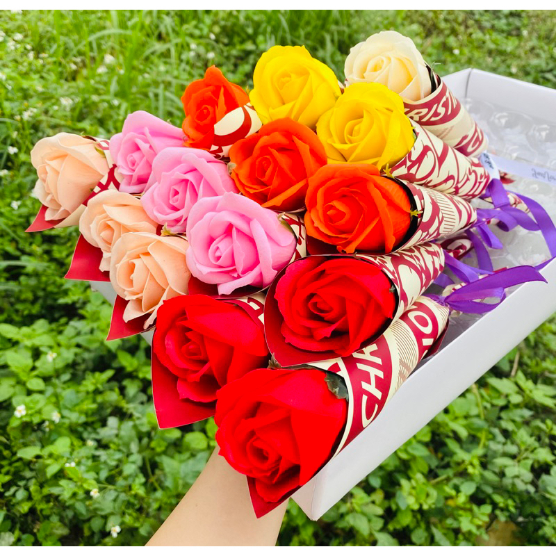 Hoa hồng sáp thơm 1 bông