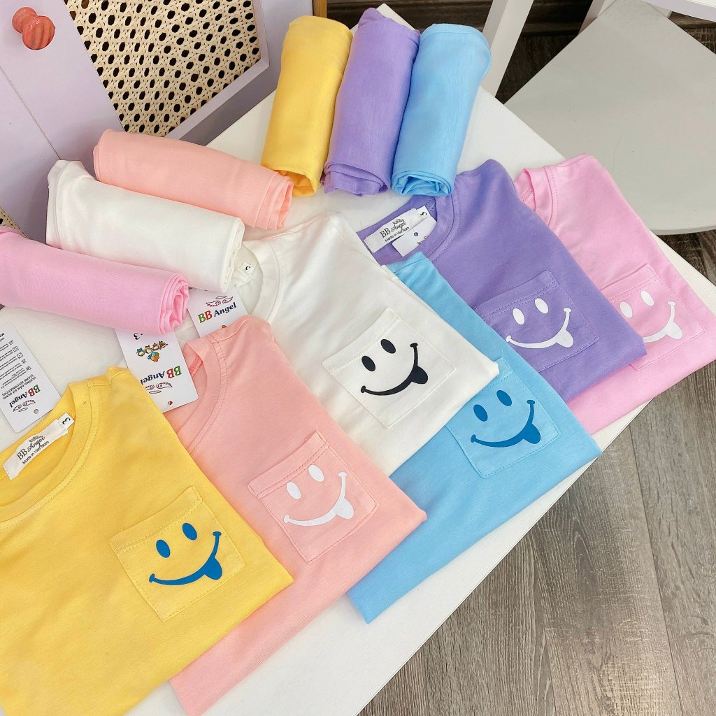 Bộ Tăm Thun Lạnh Hình Mặt Cười Bé Trai Bé Gái Dễ Thương