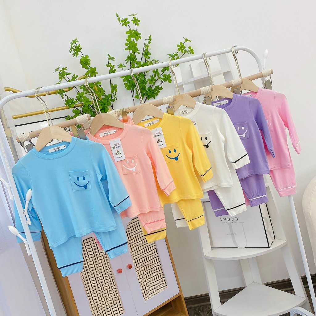 Bộ Tăm Thun Lạnh Hình Mặt Cười Bé Trai Bé Gái Dễ Thương