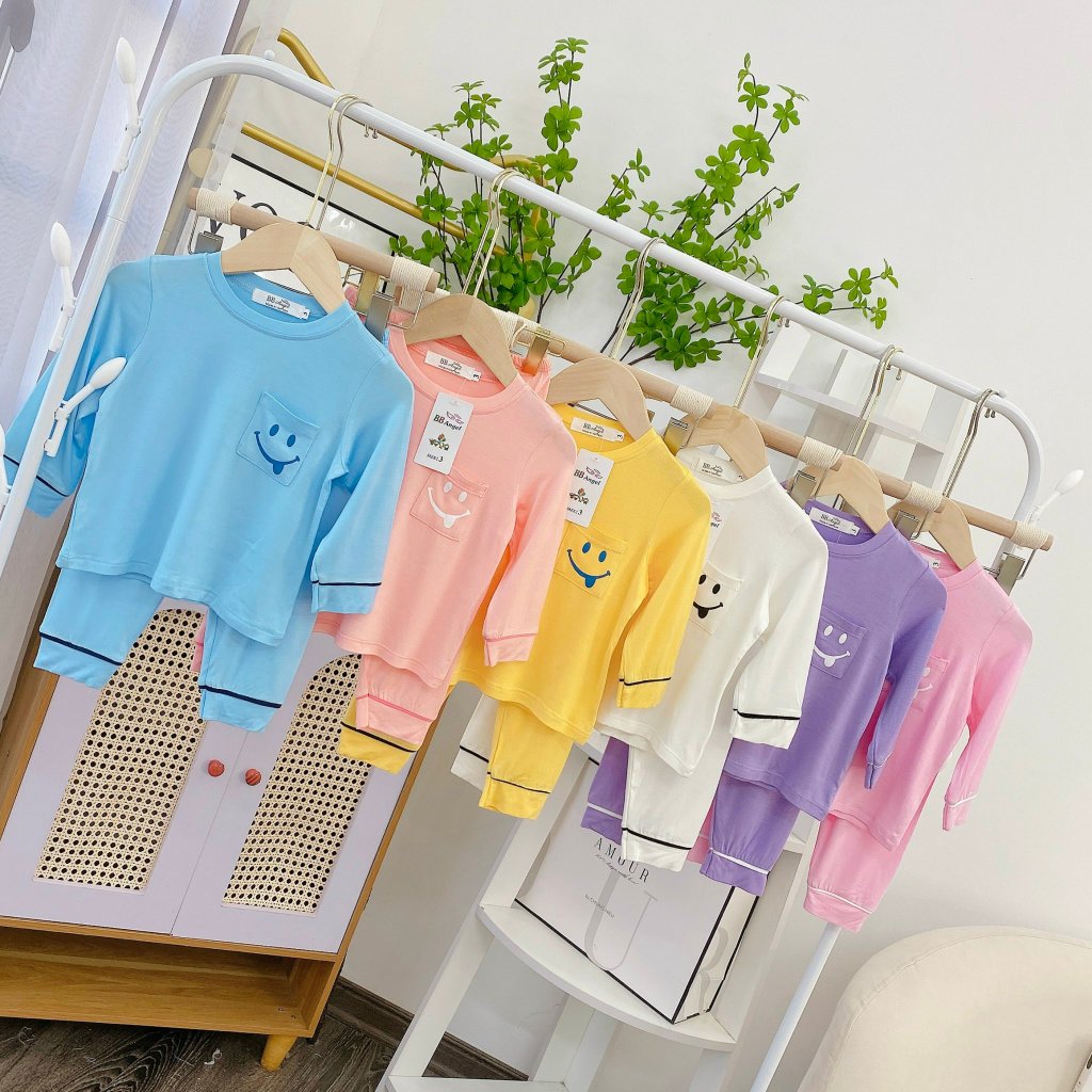 Bộ Tăm Thun Lạnh Hình Mặt Cười Bé Trai Bé Gái Dễ Thương