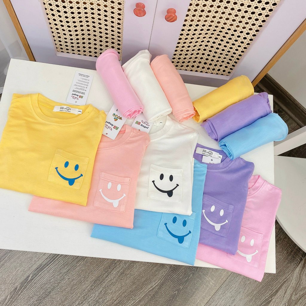 Bộ Tăm Thun Lạnh Hình Mặt Cười Bé Trai Bé Gái Dễ Thương