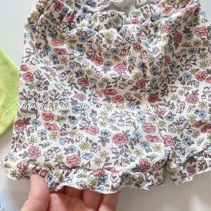 Bộ ba lỗ bé gái in hình Pony, Mickey Chikobebe