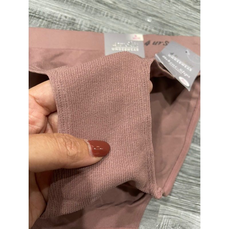Quần lót cạp cao 4ur Skin chất cotton dệt nhẹ thoáng