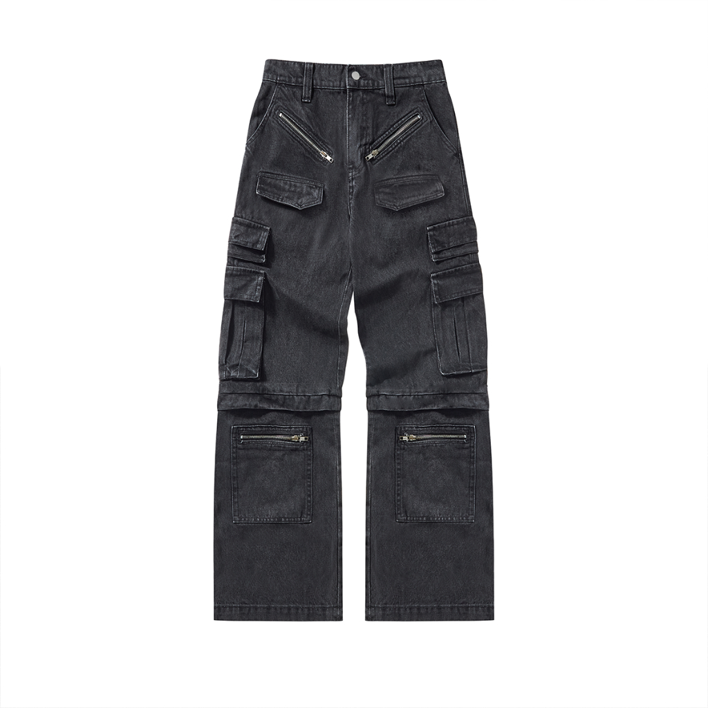 Veindals quần túi hộp denims