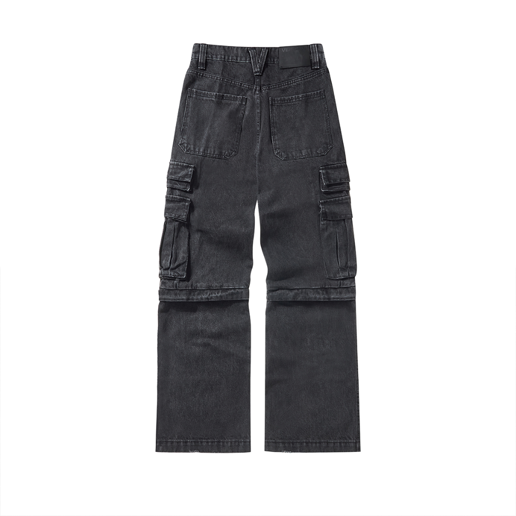 Veindals quần túi hộp denims
