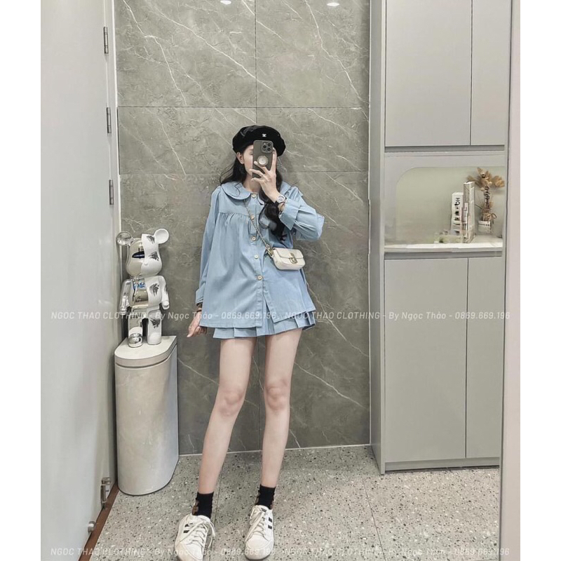 Maihuong⚡️SÉT JEAN XANH MIX CV LY CHO NỮ GIÁ TỐT