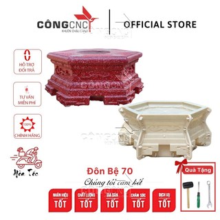 Khuôn Đôn Bệ Lục Giác 70