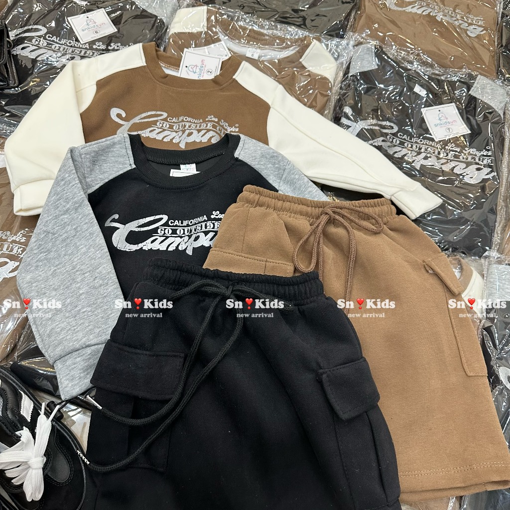 Váy bé gái , Sét áo + chân váy túi hộp chất nỉ QC xịn sò cho bé gái 10-30kg