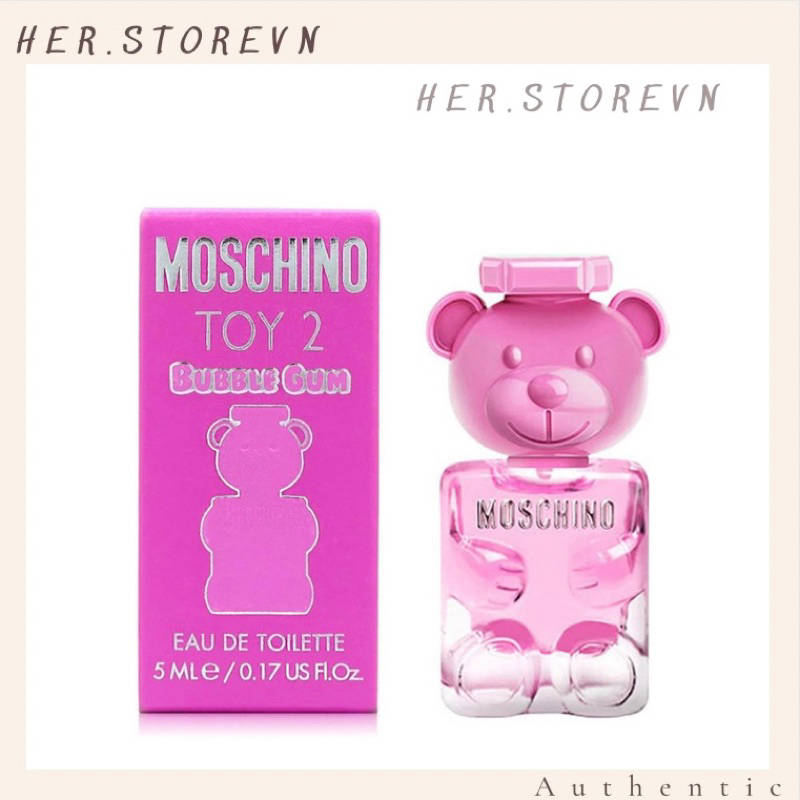 Nước Hoa Mini Nữ Moschino Toy 2 Bubble Gum EDT 5ml