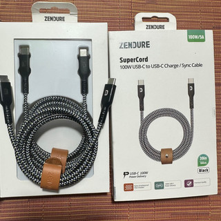 Cáp zendure type c to type c 5a 100w không hộp