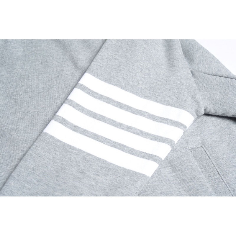 ÁO KHOÁT HOODIE ZIP THOM.BROWNE - HÀNG CHUẨN TỔ ÔNG BEST TRUNG
